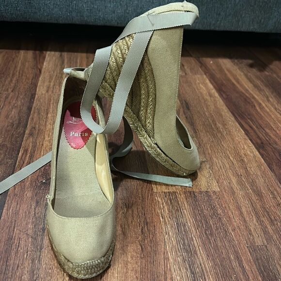 Christian Louboutin Canvas Braided Accents Espadrilles
Women's Size: 37 - Picture 3 of 16